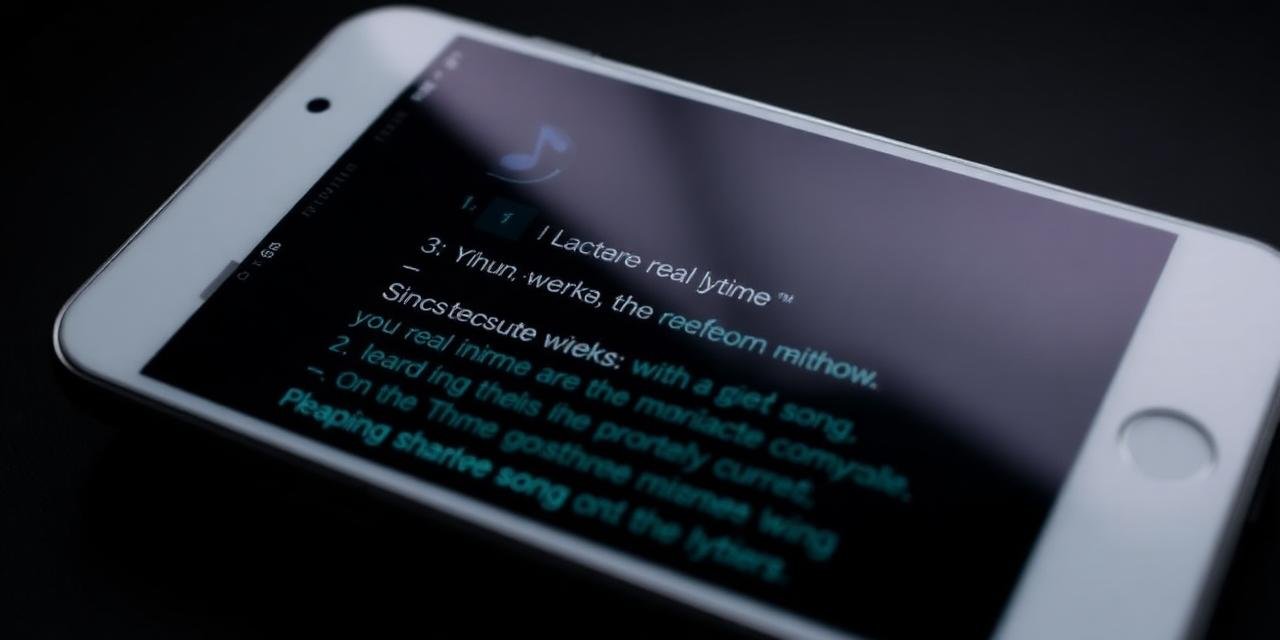 Real-Time Synchronized Lyrics